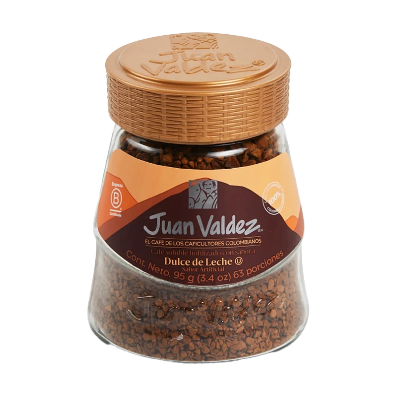 CAFE JUAN VALDEZ LIOFILIZADO DULCE DE LECHE X 95 GR